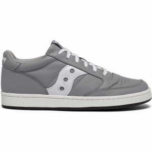 Grey / White Saucony Jazz Court Men's Sneakers | Malaysia S72480-Y43