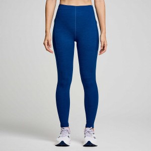 Indigo Saucony Solstice Women's Tight | Malaysia S97305-Q35