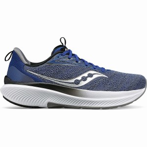 Indigo / Black Saucony Echelon 9 Wide Men's Running Shoes | Malaysia S29807-B37