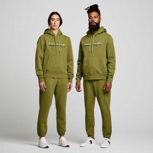 Khaki Saucony Recovery Hoody Men's Hoodie | Malaysia S14853-D13