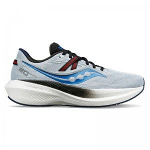 Light Blue / Black Saucony Triumph 20 Men's Running Shoes | Malaysia S23701-E76