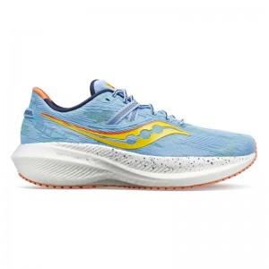 Light Blue / White Saucony Triumph 20 Men's Running Shoes | Malaysia S21750-W60