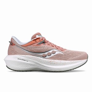 Lotus / Bough Saucony Triumph 21 Wide Women's Running Shoes | Malaysia S20756-H75