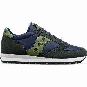 Navy / Green Saucony Jazz Original Men's Sneakers | Malaysia S62389-Z75