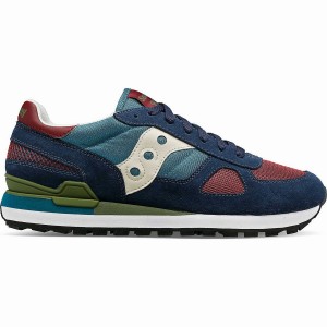 Navy / Green Saucony Shadow Original Men's Sneakers | Malaysia S58734-J13