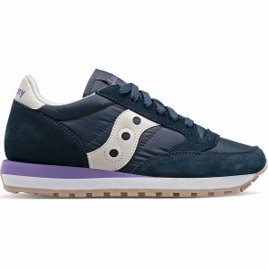 Navy / Purple Saucony Jazz Original Women's Sneakers | Malaysia S54983-B02