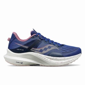 Navy / Purple Saucony Tempus Women's Running Shoes | Malaysia S23076-T29