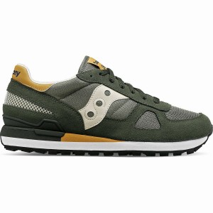 Olive / Brown Saucony Shadow Original Men's Sneakers | Malaysia S05481-F40