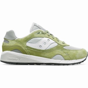 Olive / White Saucony Shadow 6000 Premium Women's Sneakers | Malaysia S36401-V40