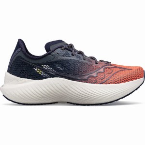 Orange / Navy Saucony VIZIPRO Endorphin Pro 3 Women's Running Shoes | Malaysia S29768-Q34