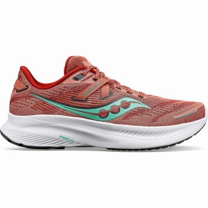 Orange / Turquoise Saucony Guide 16 Wide Women's Running Shoes | Malaysia S24516-A18