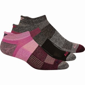 Pink Saucony Inferno No Show Tab 3-Pack Men's Socks | Malaysia S23107-F08