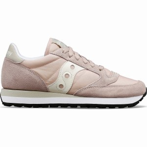 Pink / Cream Saucony Jazz Original Women's Sneakers | Malaysia S31946-V53