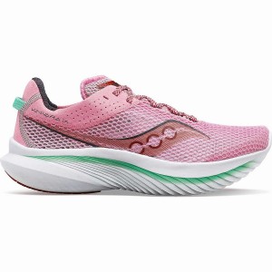 Pink / Green Saucony Kinvara 14 Women's Running Shoes | Malaysia S35612-M97