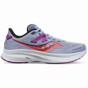 Purple Saucony Guide 16 Wide Women's Running Shoes | Malaysia S17092-F19