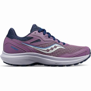 Purple / Navy Saucony Cohesion TR16 Women's Trail Running Shoes | Malaysia S12035-X10