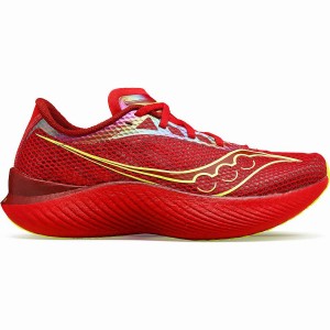 Red Saucony Endorphin Pro 3 Men's Running Shoes | Malaysia S47038-L59