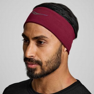 Red Saucony Solstice Men's Headband | Malaysia S03847-P57