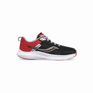 Red / Black Saucony Axon 3 Sneaker Kids' Running Shoes | Malaysia S51274-A96