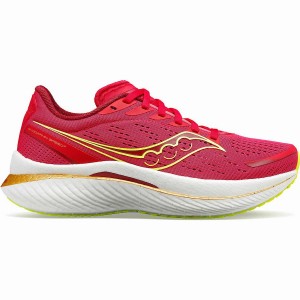 Red / Rose Saucony Endorphin Speed 3 Women's Running Shoes | Malaysia S48716-V25