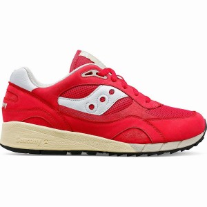 Red / White Saucony Shadow 6000 Premium Men's Sneakers | Malaysia S53947-A13