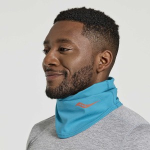 Turquoise Saucony Solstice Gaiter Men's Neck Warmer | Malaysia S86903-B64