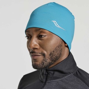 Turquoise Saucony Solstice Men's Beanie | Malaysia S51023-Q01