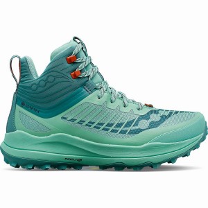 Turquoise Saucony Ultra Ridge GTX Women's Trail Running Shoes | Malaysia S68073-G80