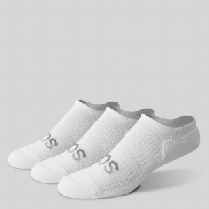 White Saucony Inferno Cushion Sneaker 3-Pack Men's Socks | Malaysia S96573-U83