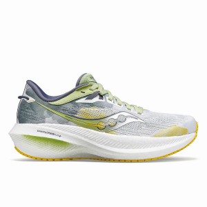 White Saucony Triumph 21 Women's Running Shoes | Malaysia S79453-U23