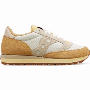 White / Beige Saucony x Colour Plus Jazz 81 Women's Sneakers | Malaysia S36251-C64