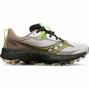 White / Black Saucony Endorphin Edge Men's Trail Running Shoes | Malaysia S45912-Y59