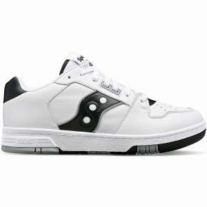 White / Black Saucony Spot-Bilt™ Sonic Low Women's Sneakers | Malaysia S08456-W41