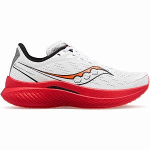 White / Black / Red Saucony Endorphin Speed 3 Women's Running Shoes | Malaysia S24386-E46