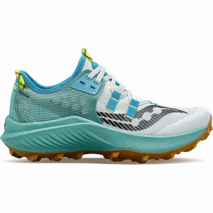 White / Brown Saucony Endorphin Rift Women's Trail Running Shoes | Malaysia S01384-Q09