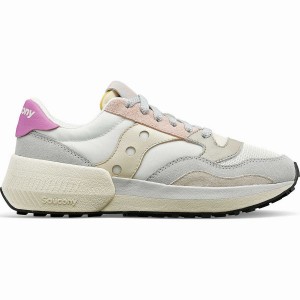 White / Grey / Rose Saucony Jazz NXT Women's Sneakers | Malaysia S80269-A94