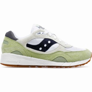 White / Mint / Navy Saucony Shadow 6000 Men's Sneakers | Malaysia S95671-T81