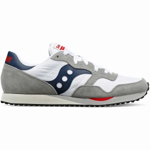 White / Navy Saucony DXN Trainer Men's Sneakers | Malaysia S34768-F69