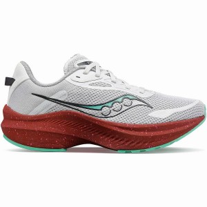 White / Red Saucony Axon 3 Women's Running Shoes | Malaysia S26530-P36