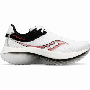 White / Red Saucony Kinvara Pro Men's Running Shoes | Malaysia S90253-L18