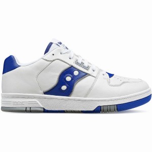 White / Royal Saucony Spot-Bilt™ Sonic Low Men's Sneakers | Malaysia S29460-U89