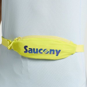 Yellow Saucony Outpace Run Belt Men's Belt Bags | Malaysia S24659-A58