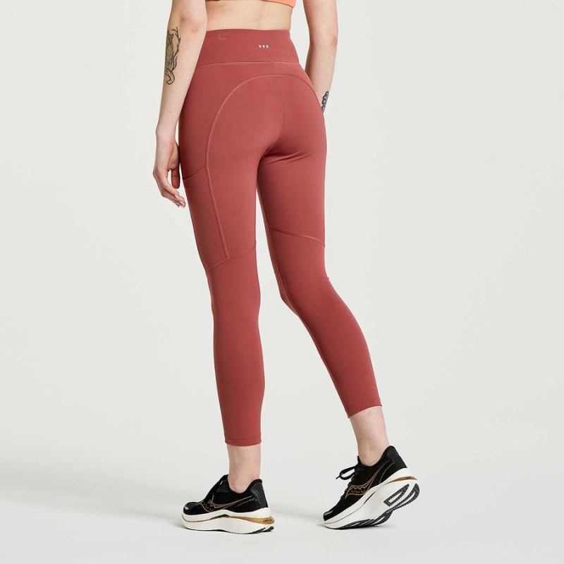 Apple Butter Saucony Fortify Cropt Women's Tight | Malaysia S94801-M93