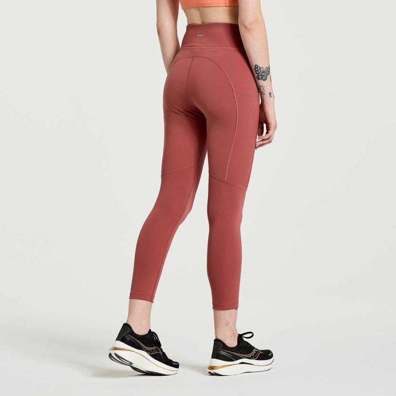 Apple Butter Saucony Fortify Cropt Women's Tight | Malaysia S94801-M93