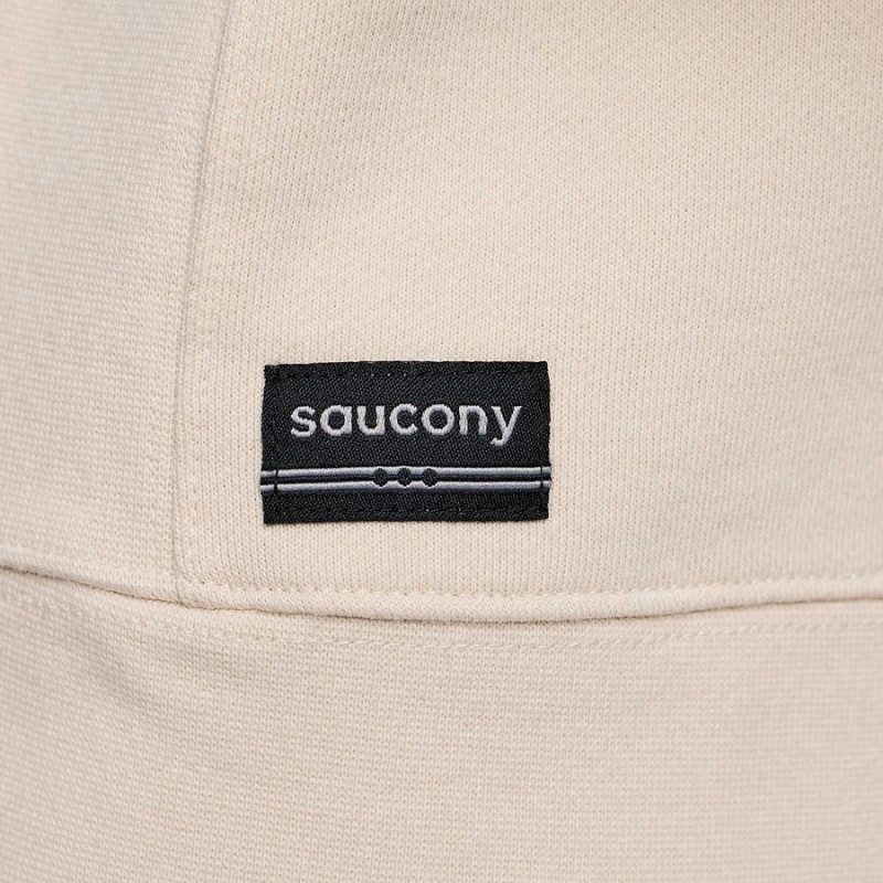 Beige Saucony Recovery Crew Men's Sweatshirt | Malaysia S69153-U24