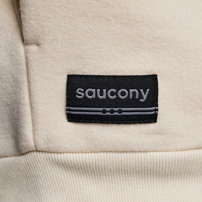 Beige Saucony Recovery Crew Women's Sweatshirt | Malaysia S80956-G15