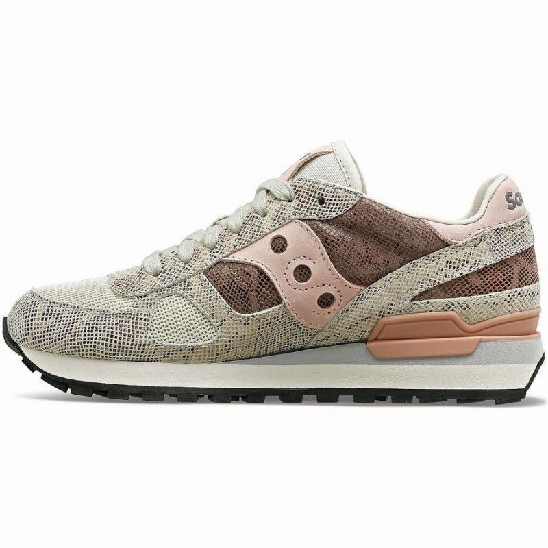 Beige Saucony Shadow Original Women's Sneakers | Malaysia S94836-R42