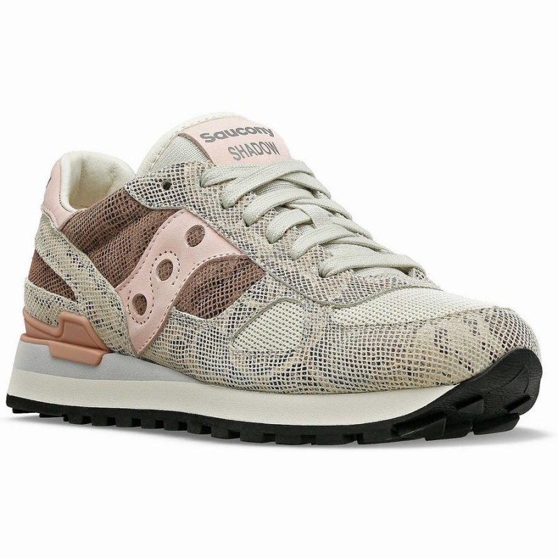 Beige Saucony Shadow Original Women's Sneakers | Malaysia S94836-R42