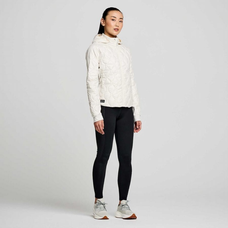 Beige Saucony Solstice Oysterpuff Women's Jackets | Malaysia S26153-D16