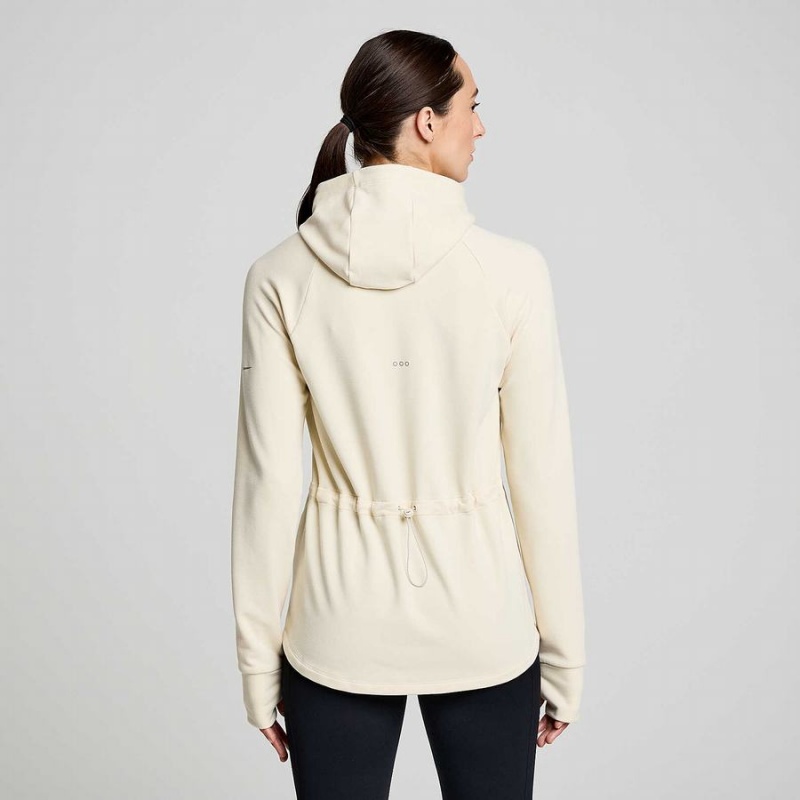 Beige Saucony Triumph Tunic Women's Hoodie | Malaysia S37491-Y12